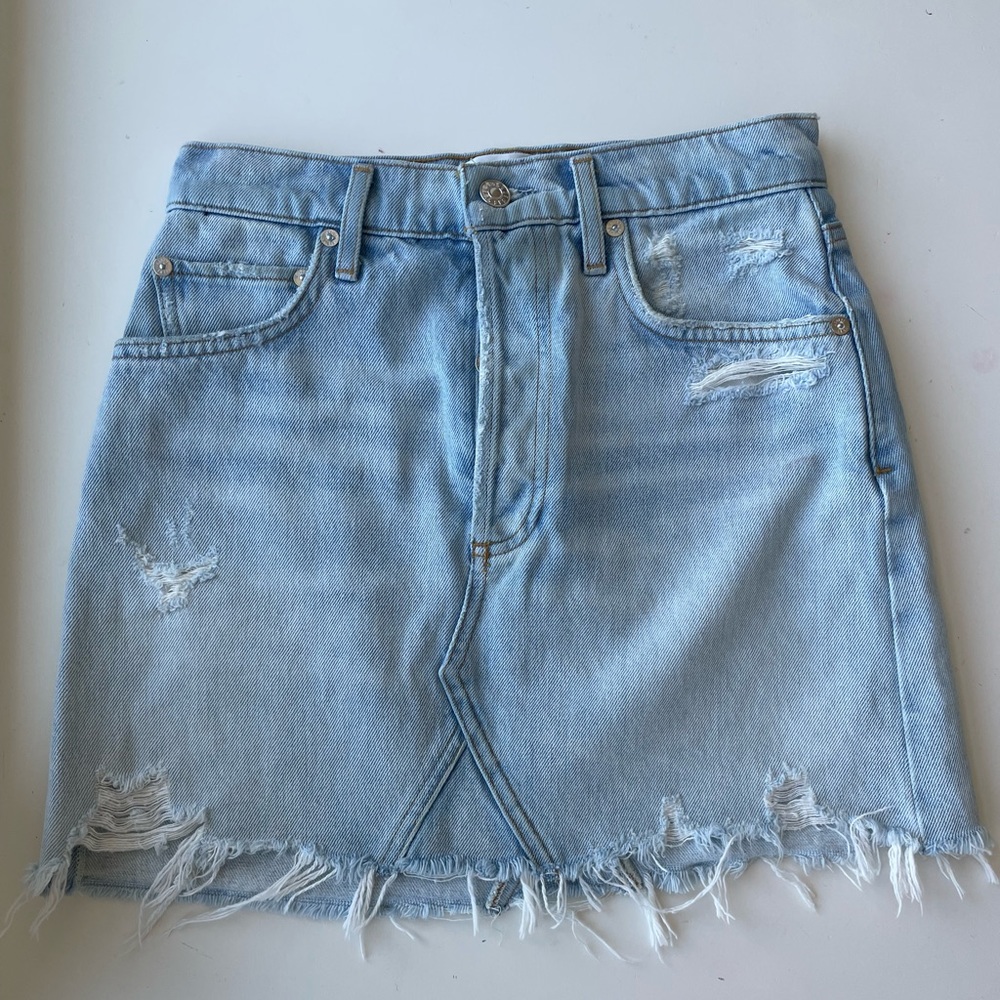 Agolde mini skirt